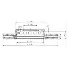 BDC3635 QUINTON HAZELL Тормозной диск