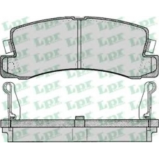 05P061 LPR Комплект тормозных колодок, дисковый тормоз