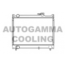 104108 AUTOGAMMA Радиатор, охлаждение двигателя