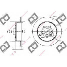 BD1458 DJ PARTS Тормозной диск