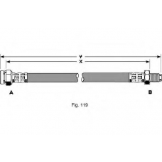 PHB313 TRW Тормозной шланг