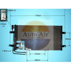 16-9914 AUTO AIR GLOUCESTER Конденсатор, кондиционер