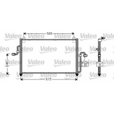 818059 VALEO Конденсатор, кондиционер