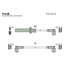 T542B TESLA Комплект проводов зажигания