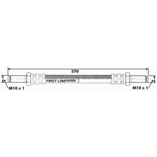 FBH6247 FIRST LINE Тормозной шланг