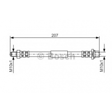 1 987 476 974 BOSCH Тормозной шланг