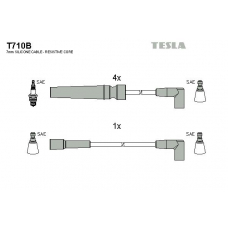 T710B TESLA Комплект проводов зажигания