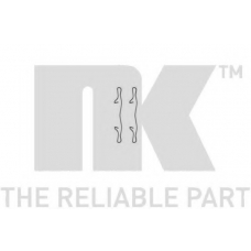79451755 NK Комплектующие, колодки дискового тормоза