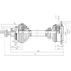 AW1531173A AYWIPARTS Приводной вал