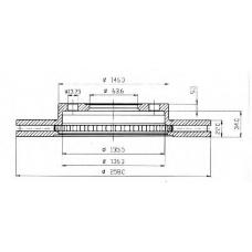 BDC4727 QUINTON HAZELL Тормозной диск