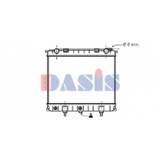 370600N AKS DASIS Радиатор, охлаждение двигателя