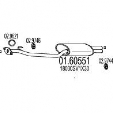 01.60551 MTS Глушитель выхлопных газов конечный