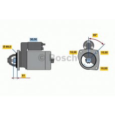 0 001 260 026 BOSCH Стартер