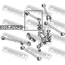 0325-ACCF3 FEBEST Рычаг независимой подвески колеса, подвеска колеса