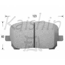 FK2217 KAISHIN Комплект тормозных колодок, дисковый тормоз