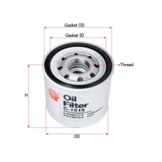 C-1515 SAKURA  Automotive Масляный фильтр