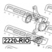 2220-RIO FEBEST Несущий / направляющий шарнир