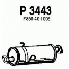 P3443 FENNO Средний глушитель выхлопных газов