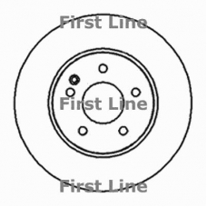 FBD833 FIRST LINE Тормозной диск