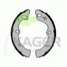 34-0493 KAGER Комплект тормозных колодок