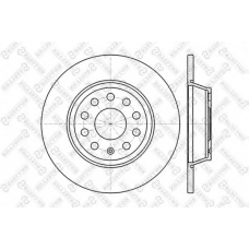 6020-4840-SX STELLOX Тормозной диск