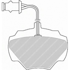 FDB471 FERODO Комплект тормозных колодок, дисковый тормоз