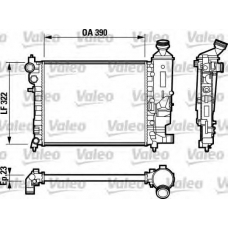 732807 VALEO Радиатор, охлаждение двигателя