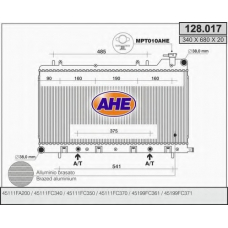 128.017 AHE Радиатор, охлаждение двигателя