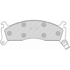FDB976 FERODO Комплект тормозных колодок, дисковый тормоз