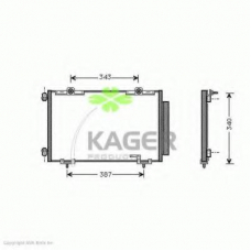 94-5351 KAGER Конденсатор, кондиционер