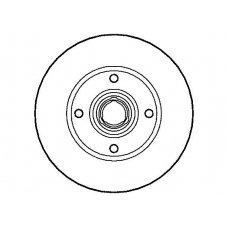 NBD065 NATIONAL Тормозной диск