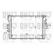 QER2417 QUINTON HAZELL Радиатор, охлаждение двигателя