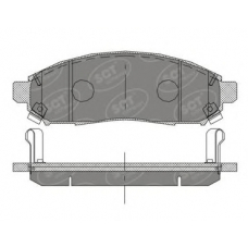 SP 391 SCT Комплект тормозных колодок, дисковый тормоз