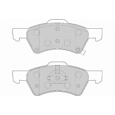 FD7003A NECTO Комплект тормозных колодок, дисковый тормоз