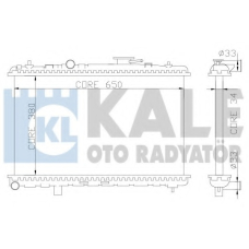 369200 KALE OTO RADYATOR Радиатор, охлаждение двигателя