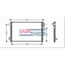 2720011 KUHLER SCHNEIDER Конденсатор, кондиционер