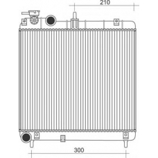 350213932000 MAGNETI MARELLI Радиатор, охлаждение двигателя