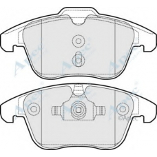 PAD1503 APEC Комплект тормозных колодок, дисковый тормоз