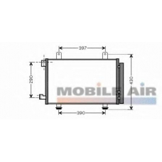 52005090 VAN WEZEL Конденсатор, кондиционер