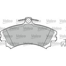 598318 VALEO Комплект тормозных колодок, дисковый тормоз