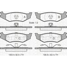 8110 10519 TRIDON Brake pads