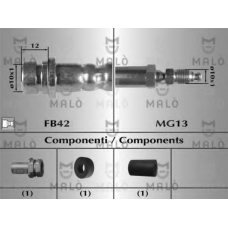 80639 Malo Тормозной шланг