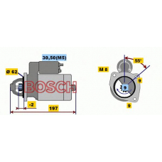 0 001 116 003 BOSCH Стартер