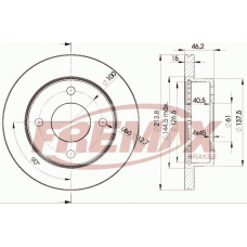 BD-2701 FREMAX Тормозной диск