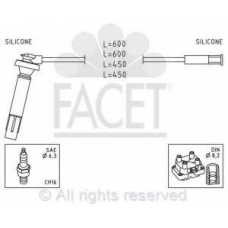 4.9813 FACET Комплект проводов зажигания