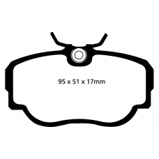 DP2779 EBC Brakes Колодки тормозные