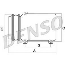 DCP02044 DENSO Компрессор, кондиционер