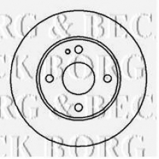 BBD4051 BORG & BECK Тормозной диск