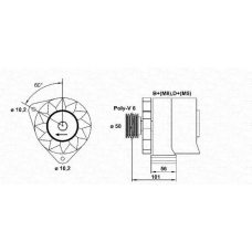 943356625010 MAGNETI MARELLI Генератор