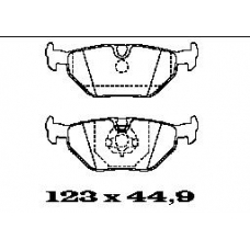 BL1204B2 FTE Колодки тормозные